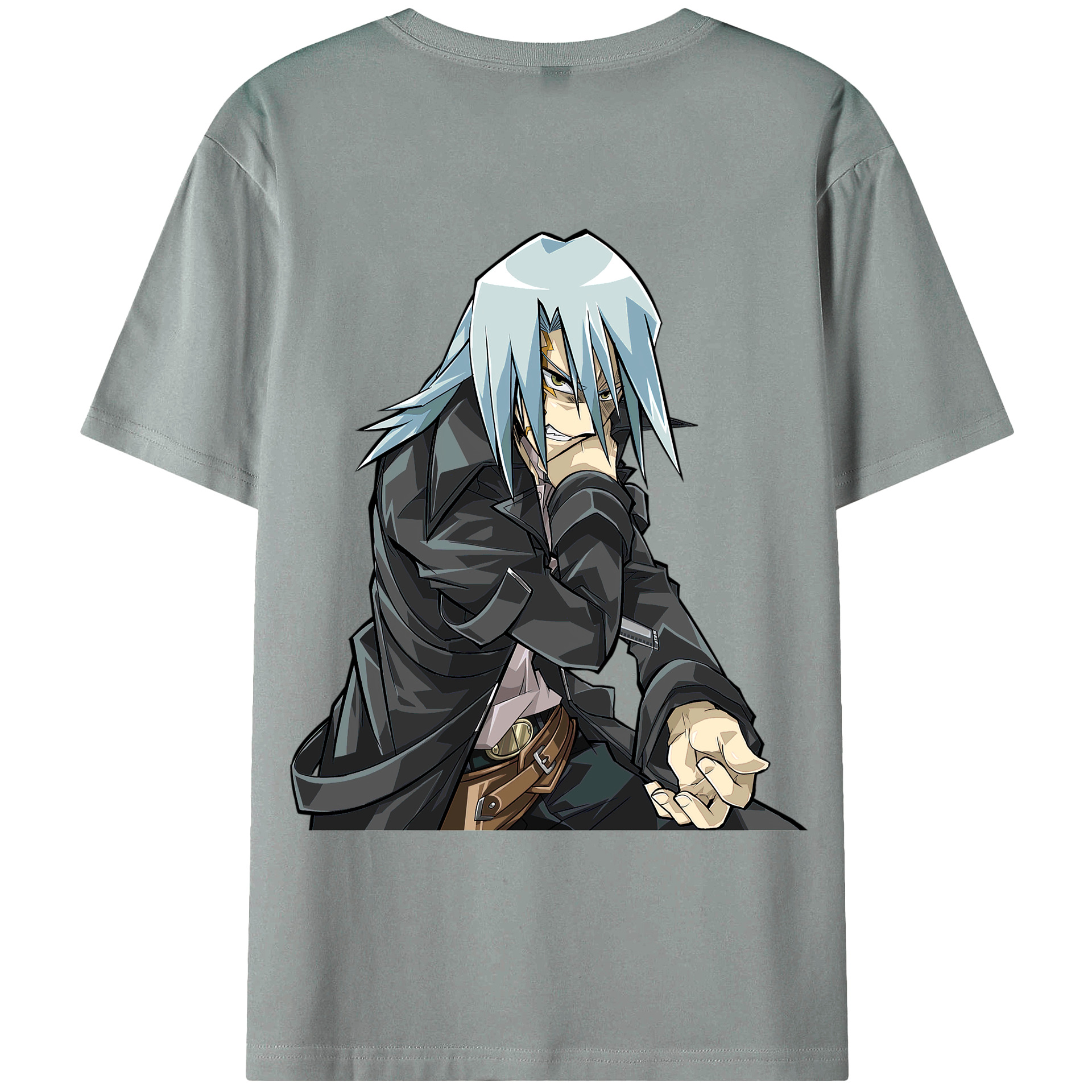 （画像用） 遊☆戯☆王 Yu-Gi-Oh! 綿100％ メンズ半袖Tシャツ（バックプリント） 通気性
